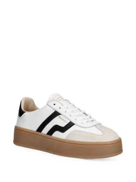 Fűzős platform talpú csipkés sneaker Gant fehér