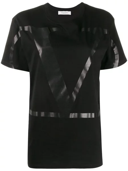 Tricou Valentino Garavani cu imagine negru