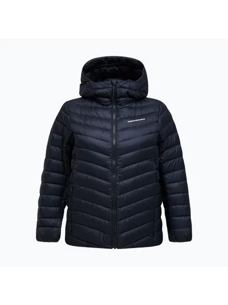 Geacă cu puf pentru femei Peak Performance Frost Down Hood Jacket Black negru