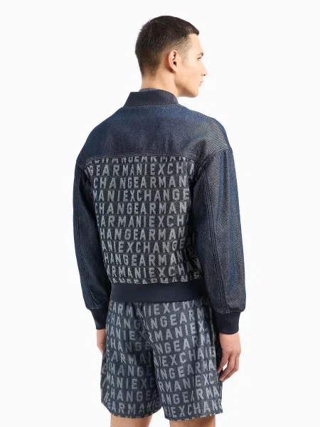 Джинсовая куртка Armani Exchange синяя