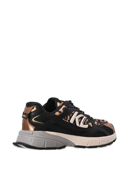 Sneakerși Karl Lagerfeld cu imagine cu model leopard negru