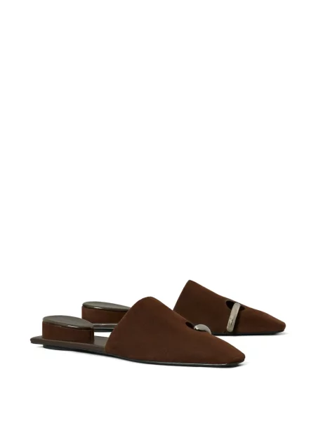 Papuci tip mules Tory Burch maro