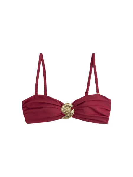 Next Sutien costum de baie bordeaux roșu