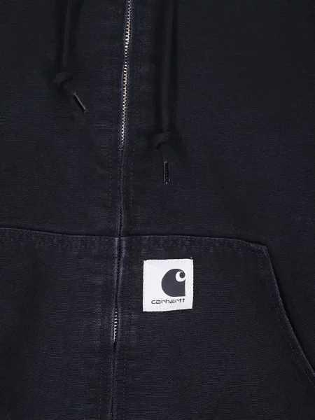 Geacă Carhartt Wip cu glugă negru
