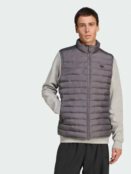 Жилет з утеплювачем adidas перероблений сірий