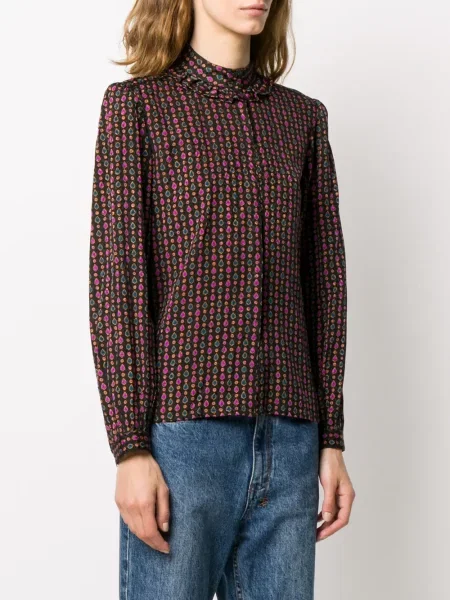 Košile Lanvin Pre-owned s potiskem černá