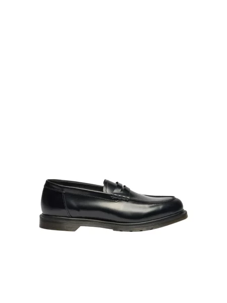 Półbuty Dr. Martens skórzane czarne