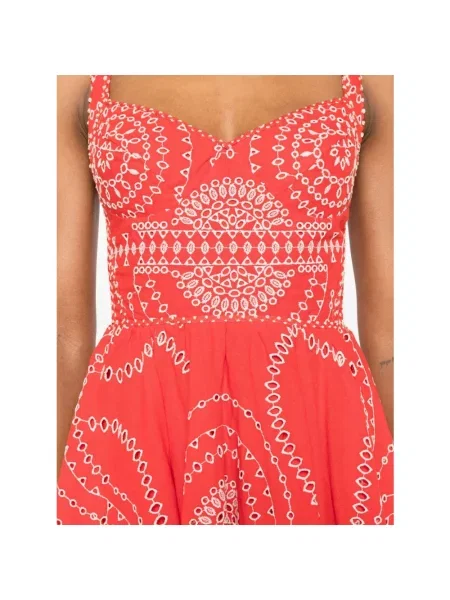 Mała mały sukienka mini Charo Ruiz Ibiza z dekoltem w serek biała