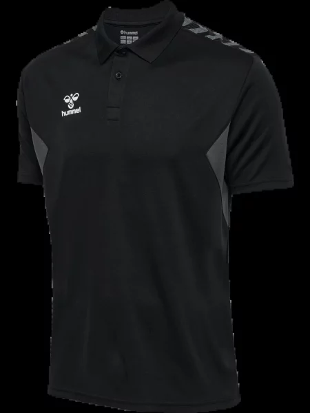 Hummel hmlAUTHENTIC FUNCTIONAL POLO koszulka polo z – BLACK czarna