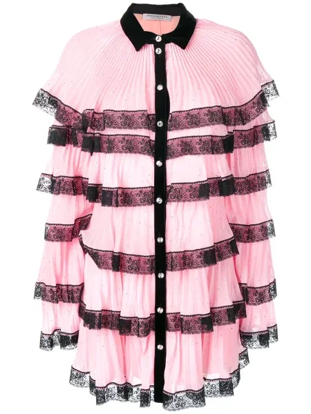 Rochie mini Philosophy Di Lorenzo Serafini scurtă de costum roz