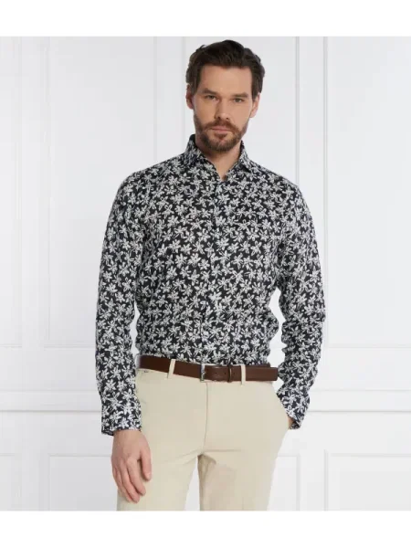 BOSS BLACK De in cămașă H-JOE negru