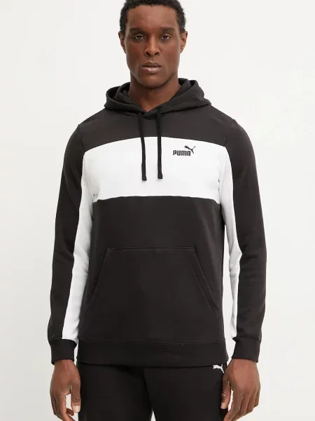 Pulover Puma s kapuco črna
