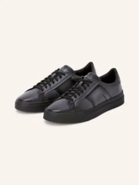 Santoni Sneakersy tmavě šedá