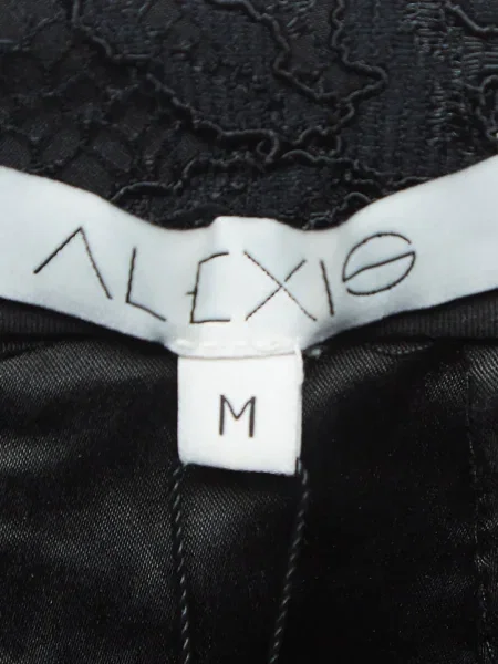 Nėriniuotas midi sijonas Alexis iki kelių juoda