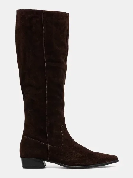 Замшевые сапоги Vagabond Shoemakers коричневые