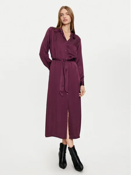 Haveone Rochie tip cămașă violet