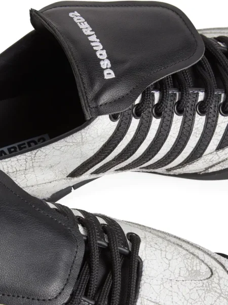Sneakerși Dsquared2 cu broderie negru