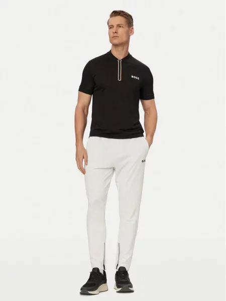 BOSS Spodnji del trenirke Toc Spin bela