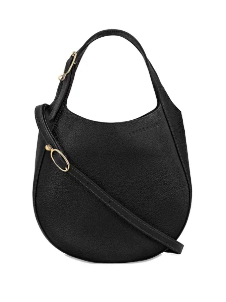 Geanta de piele Longchamp din piele negru