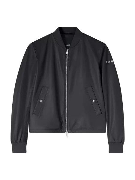 Kurtka skórzana Add czarna