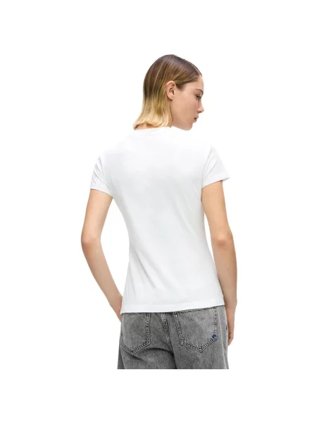 Tricou Karl Lagerfeld cu autograf alb