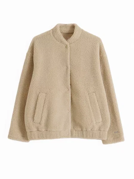 Aim'n Jachetă fleece funcțională Pile' bej