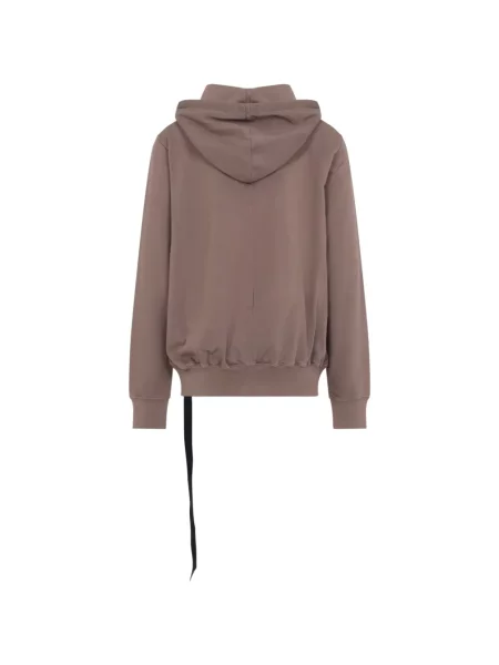 Hanorac cu glugă Rick Owens Drkshdw cu cordon maro