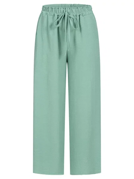 Pantaloni mentă verde