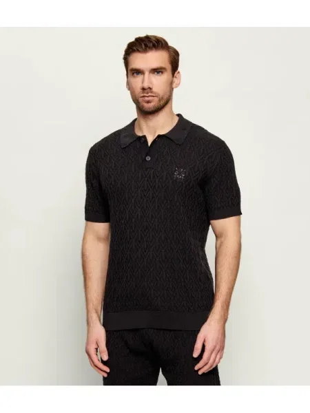 Tricou polo Hugo negru