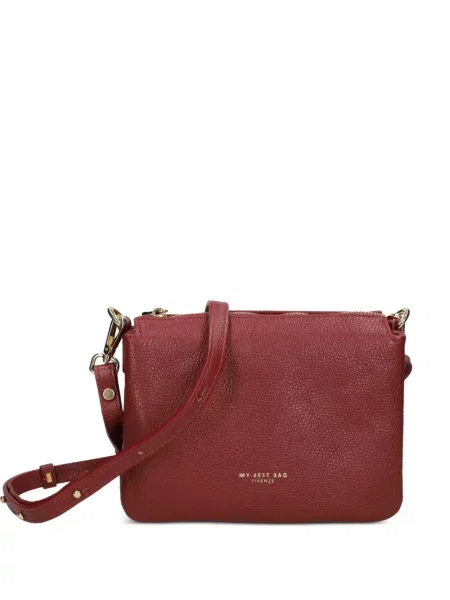 Body My Best Bag din piele roșu