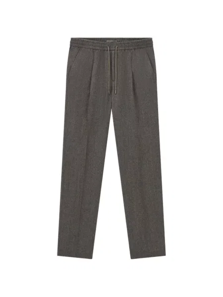 Pantaloni Boggi Milano de flanelă gri