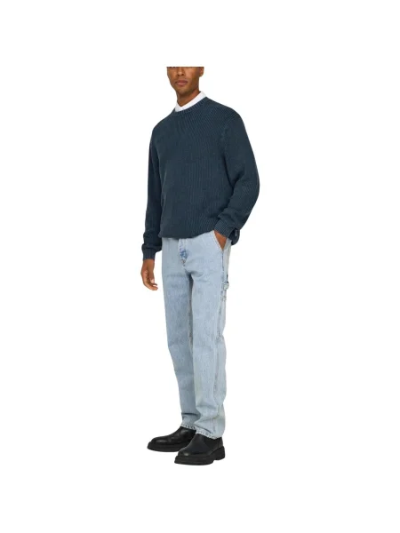 Only & Sons Jeans ONSedge albastru denim negru