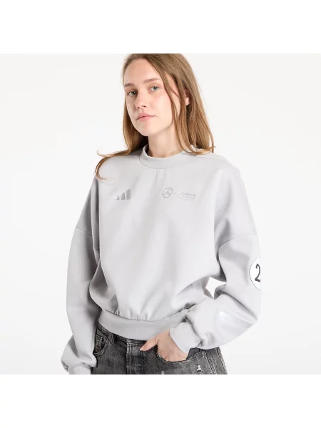 Суитшърт adidas Mercedes Silver Sweatshirt Grey Two M сиво