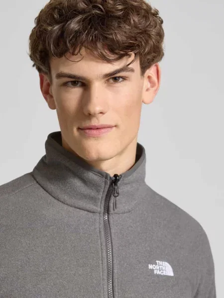 Bluza polarowa The North Face Glacier Fleece mid grey heather szara
