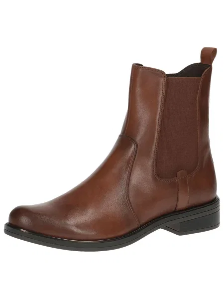 CAPRICE Botine coniac maro