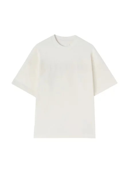 Koszulka Jil Sander z logo casual beżowa