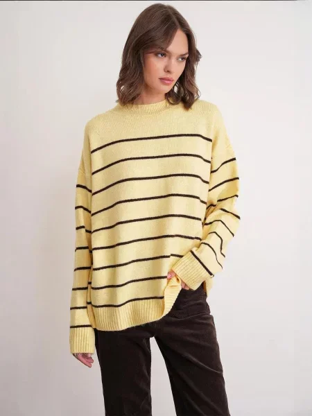 MixRay Pulover Pullover limonino-rumena rumena