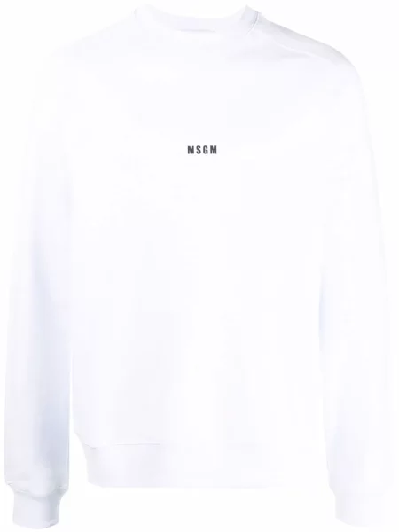 Mikina Msgm s potiskem bílá