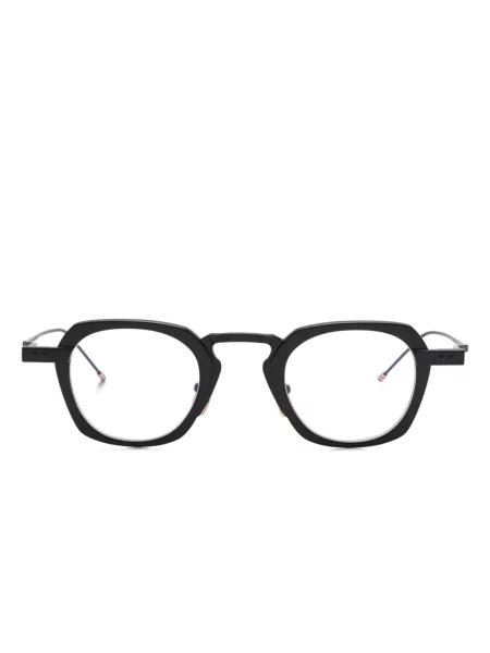 Ochelari de soare Thom Browne Eyewear cu imprimeu geometric gri