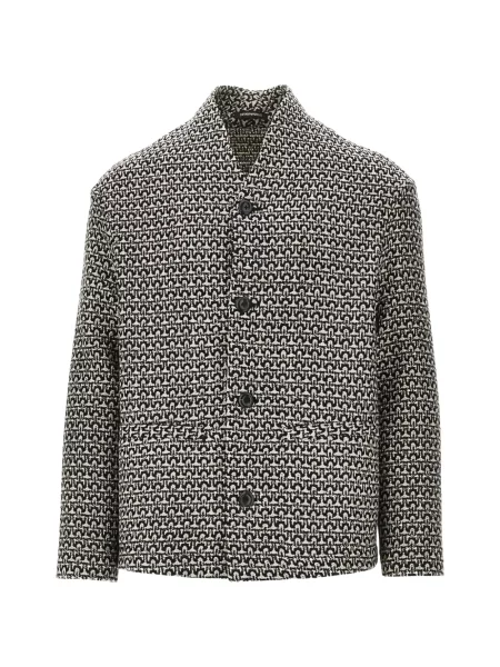 Cardigan Emporio Armani de lână negru