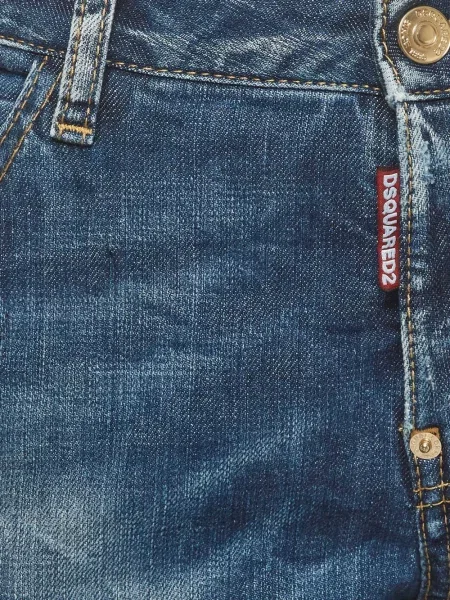 Blugi Dsquared2 zdrențuiți albastru