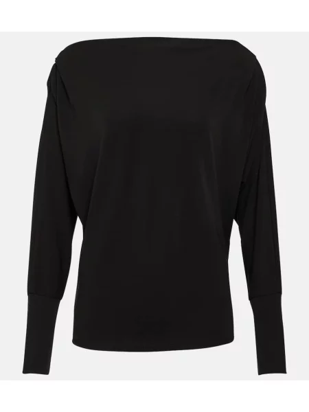 Top Velvet de catifea negru