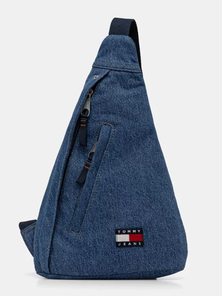 Rucsac Tommy Jeans Tjm Utility Denim Sling Bag albastru