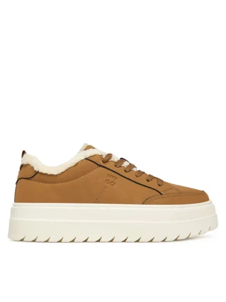 Sneakersy HUGO brązowe