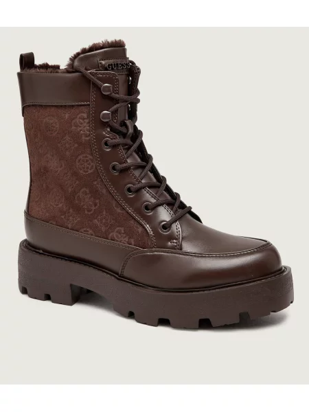 Pantofi Guess din piele maro