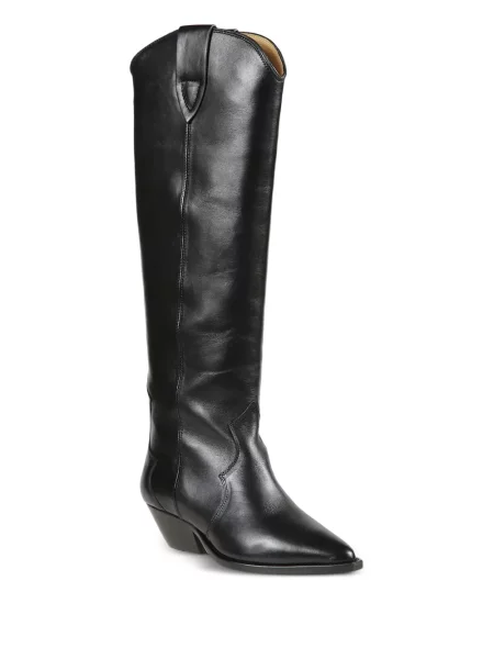 Botine Marant Etoile cu toc conic negru