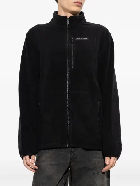 Pulover Canada Goose cu autograf negru