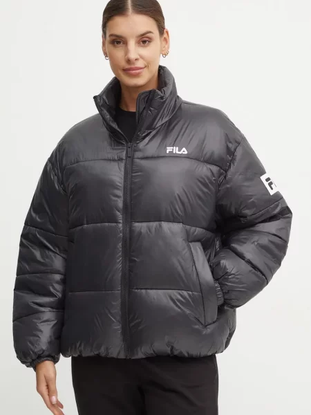 Fila rövid kabát Lepe női téli oversize fekete