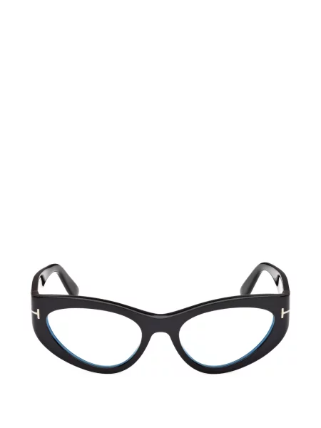 Ochelari de soare cu ochi de pisică Tom Ford Eyewear negru
