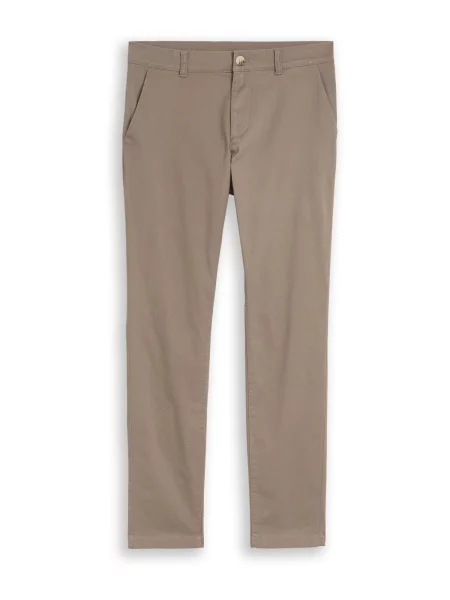 TOM TAILOR Pantaloni eleganți Travis taupe gri